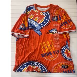 Born Fly Any Town USA 2002 Graphic T Shirt - Size Men's 3XL Big Tall